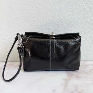Coach Y2K Patent Leather Wristlet Purse Turn Lock